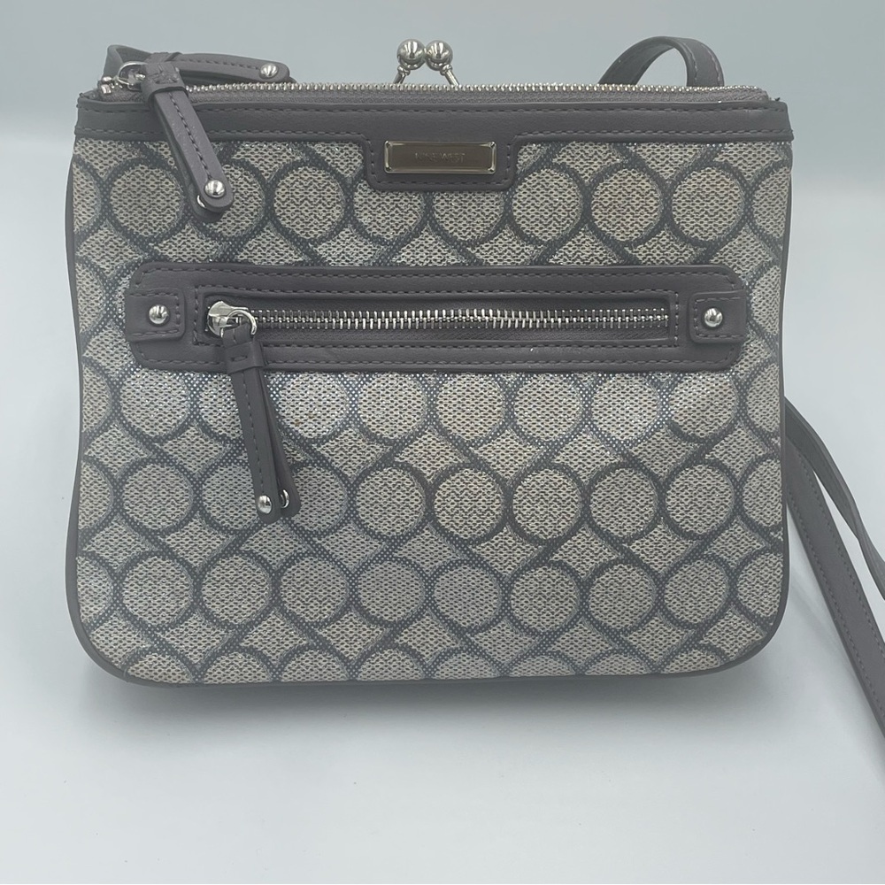 Nine West Jacquard Crossbody Bag purse. Pre-owned
